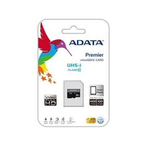 Karta pamięci ADATA micro SDHC 8GB UHS-1 Class 10