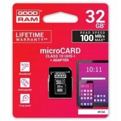 GOODRAM KARTA MICROSD 32GB MICRO CL10 ADAPTER SD