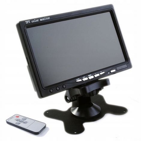 Monitor EKRAN LCD kamery cofania 7 cali Bus Tir Koparka