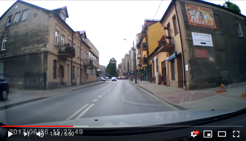 obraz jakość wideo z kamerki samochodowej wideorejetratorów jazdy Smartcams x200
